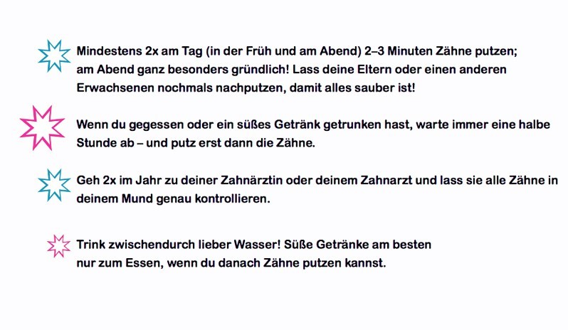 Anleitung Zähneputzen Kinder
